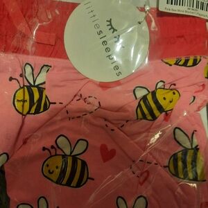 Little Sleepies Pink Bee Mine Joggers